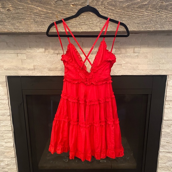 Selfie Leslie- NWT Laney low back dress - Picture 5 of 6